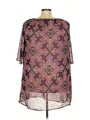 Ellen Tracy Short Sleeve Blouse (view 2)