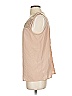 Gap 100% Polyester Solid Tan Sleeveless Blouse Size S - photo 5