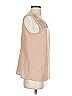 Gap 100% Polyester Solid Tan Sleeveless Blouse Size S - photo 4