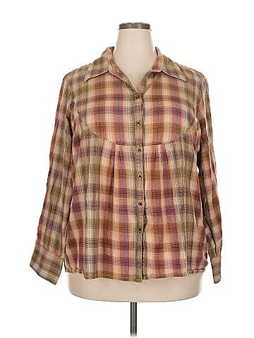 DressBarn 3/4 Sleeve Button-Down Shirt (view 1)