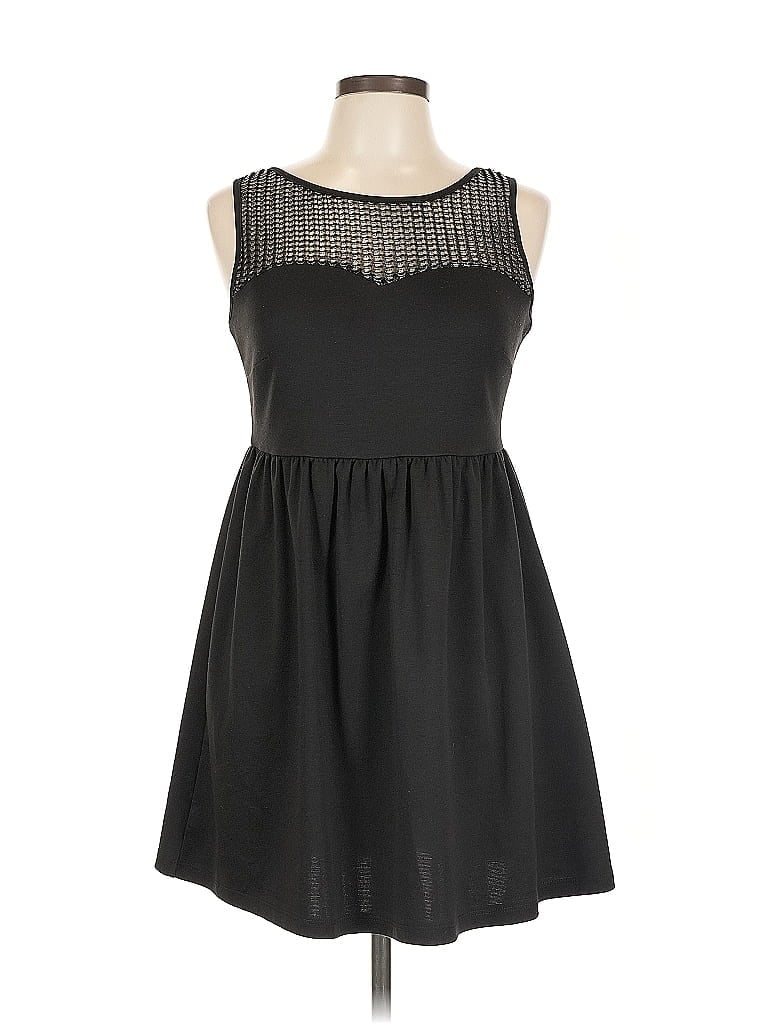 Pre-owned Assorted Brands Casual Dress In Black