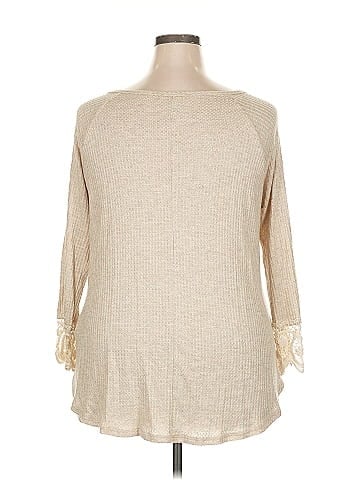 A.gain 3/4 Sleeve Henley (view 2)