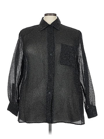 Linda Allard Ellen Tracy 3/4 Sleeve Silk Top (view 1)