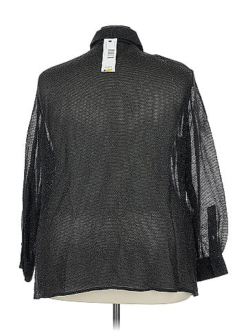 Linda Allard Ellen Tracy 3/4 Sleeve Silk Top (view 2)