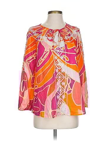 Christian Siriano New York 3/4 Sleeve Blouse (view 1)