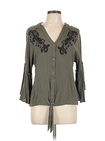 Democracy 3/4 Sleeve Blouse (view 1)