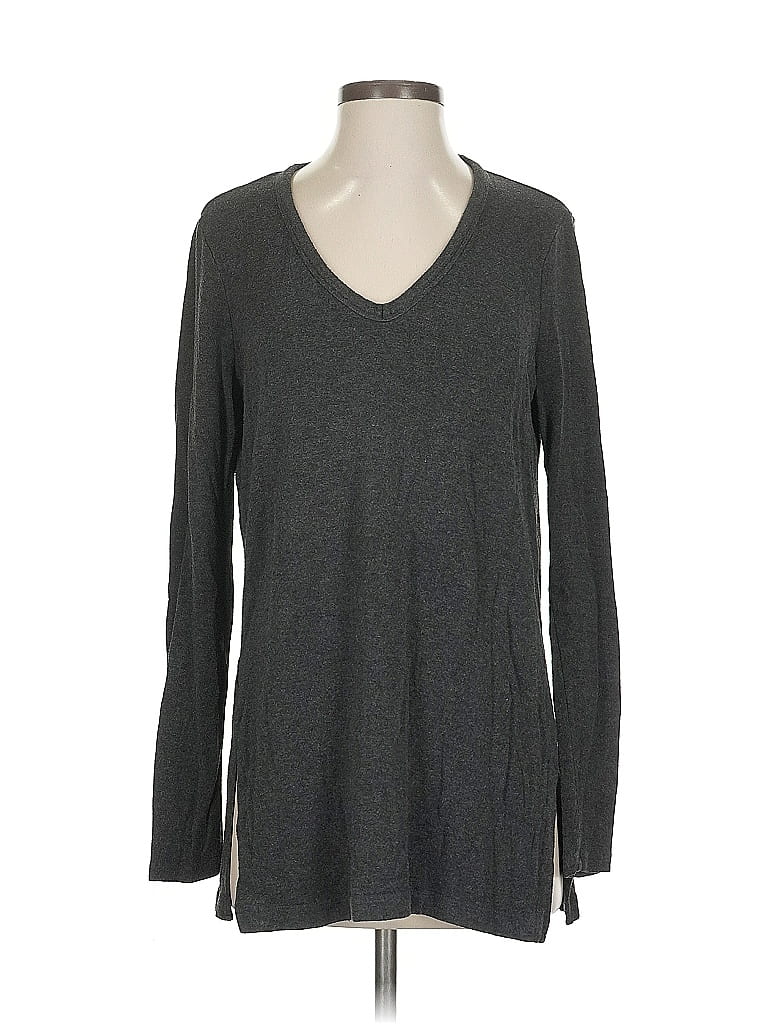 Pre-owned Lou & Grey Pullover Sweater In Gray
