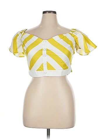A. Peach Short Sleeve Top (view 1)