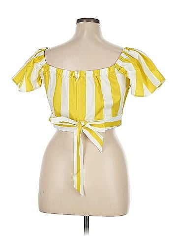 A. Peach Short Sleeve Top (view 2)