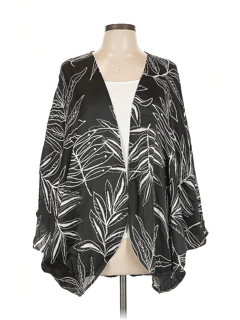 Pre-owned Assorted Brands Kimono In Black