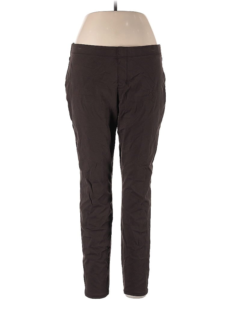 Pre-owned St. John's Bay Active Pants In Brown