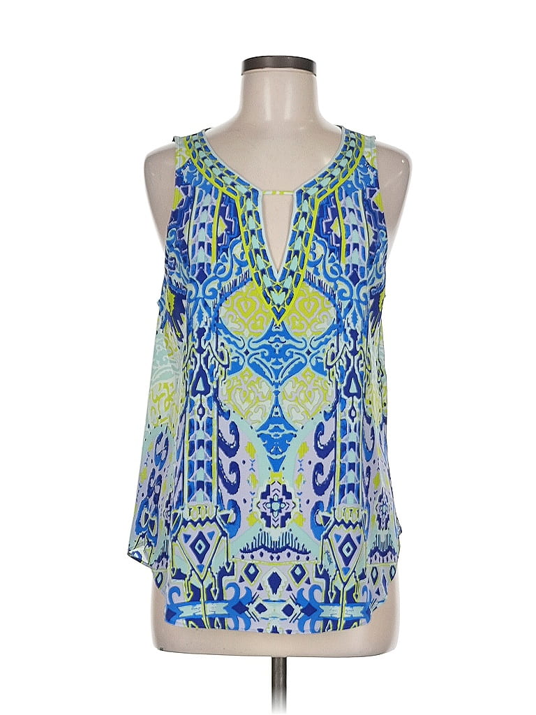 Hale Bob Jill Long Sleeve Top - Blue