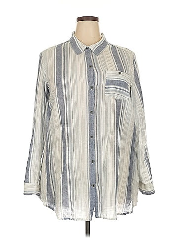 Ruff Hewn Long Sleeve Button-Down Shirt (view 1)
