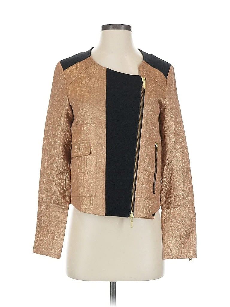 Pre-owned Twelfth Street By Cynthia Vincent Jacket In Gold