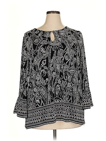 Jones Studio 3/4 Sleeve Blouse (view 1)
