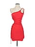 Privy Solid Red Cocktail Dress Size S - photo 1