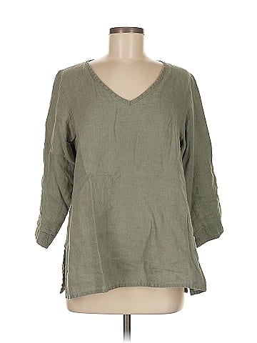 Flax 3/4 Sleeve Blouse (view 1)