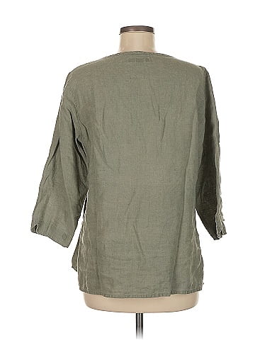Flax 3/4 Sleeve Blouse (view 2)