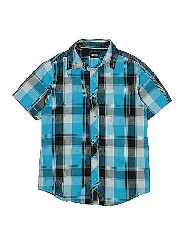 Hawk Short Sleeve Button-Down Shirt (view 1)