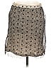 Mystree Polka Dots Silver Casual Skirt Size L - photo 1