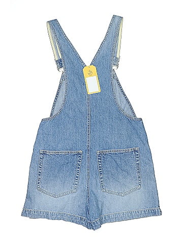 Gap Blue Denim Overall Shorts XS (view 2)