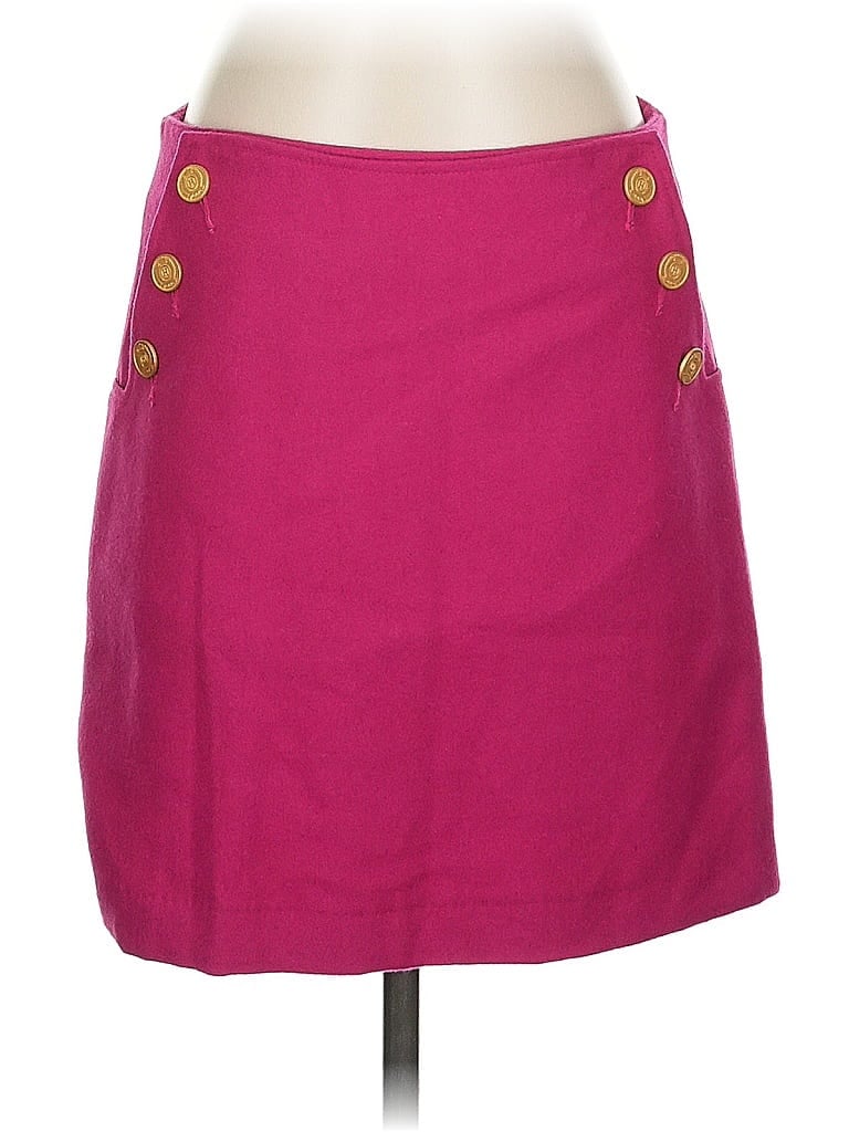 Pre-owned Tommy Hilfiger Wool Skirt In Pink