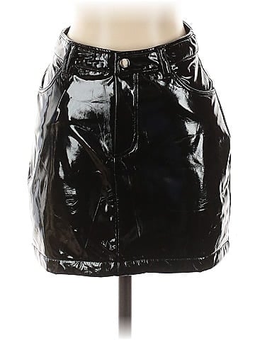 Jordyn Jagger Faux Leather Skirt (view 1)