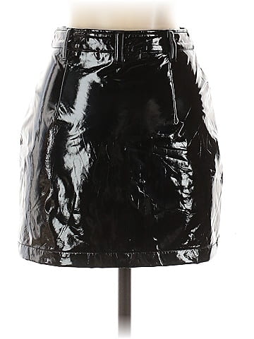 Jordyn Jagger Faux Leather Skirt (view 2)