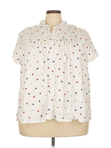 Crown & Ivy Short Sleeve Blouse (view 1)