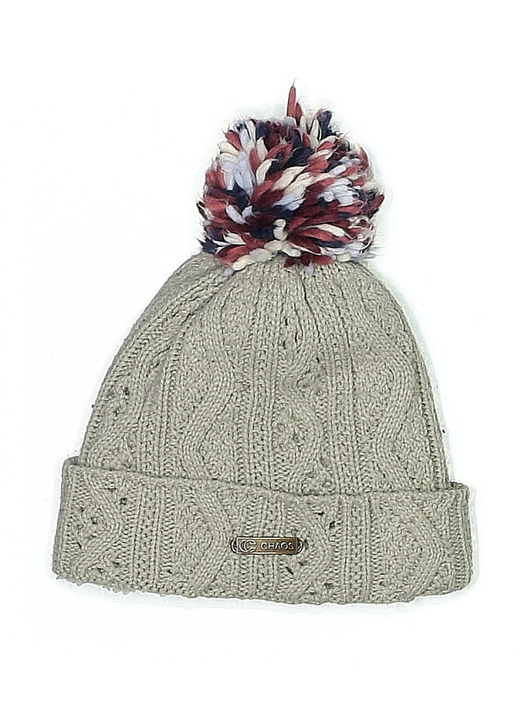 Chaos 100% Acrylic Gray Beanie One size - photo 1