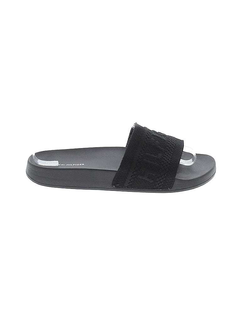 Tommy Hilfiger Women's Mysha3-X Open Toe Casual Slide Sandals Black Size 8 M