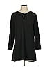 Lyssé 100% Polyester Black 3/4 Sleeve Top Size M - photo 1