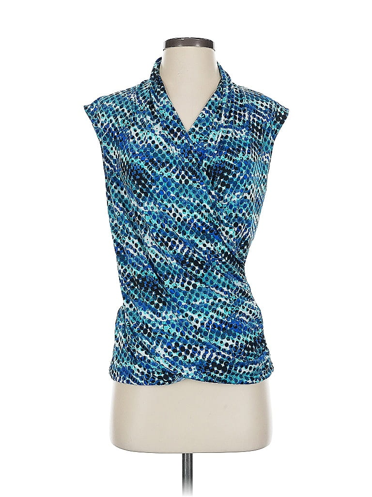 INC International Concepts INC Plus Size Tie-Hem Sleeveless Blouse