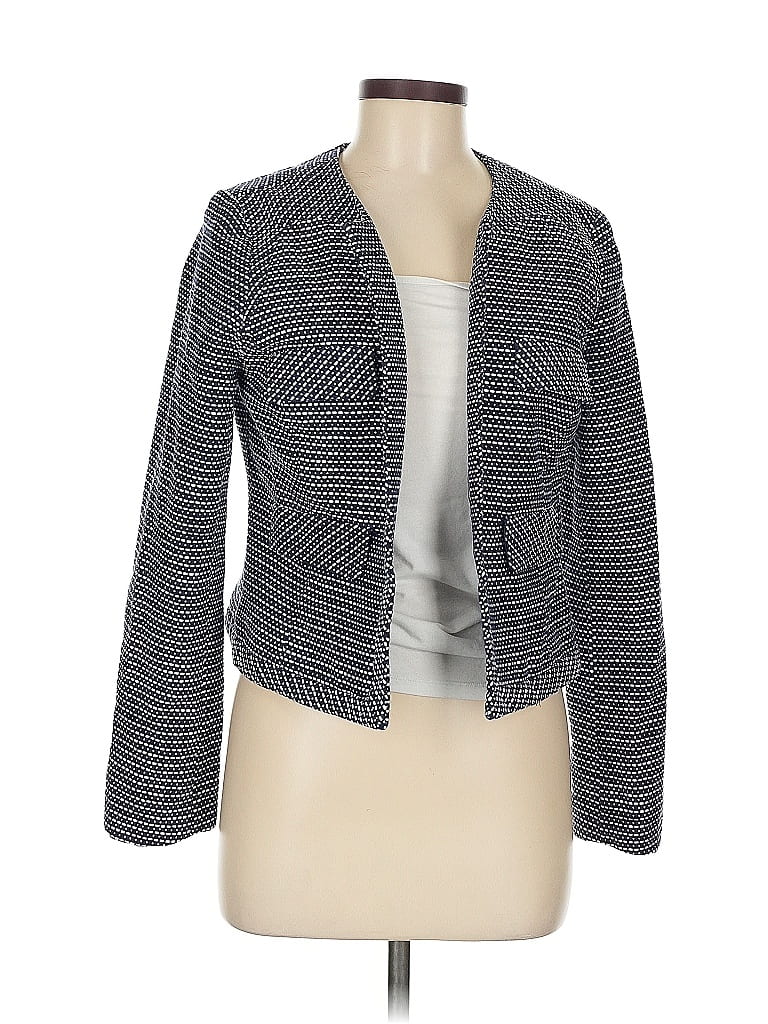Pre-owned Cynthia Rowley Tjx Blazer Jacket In Gray