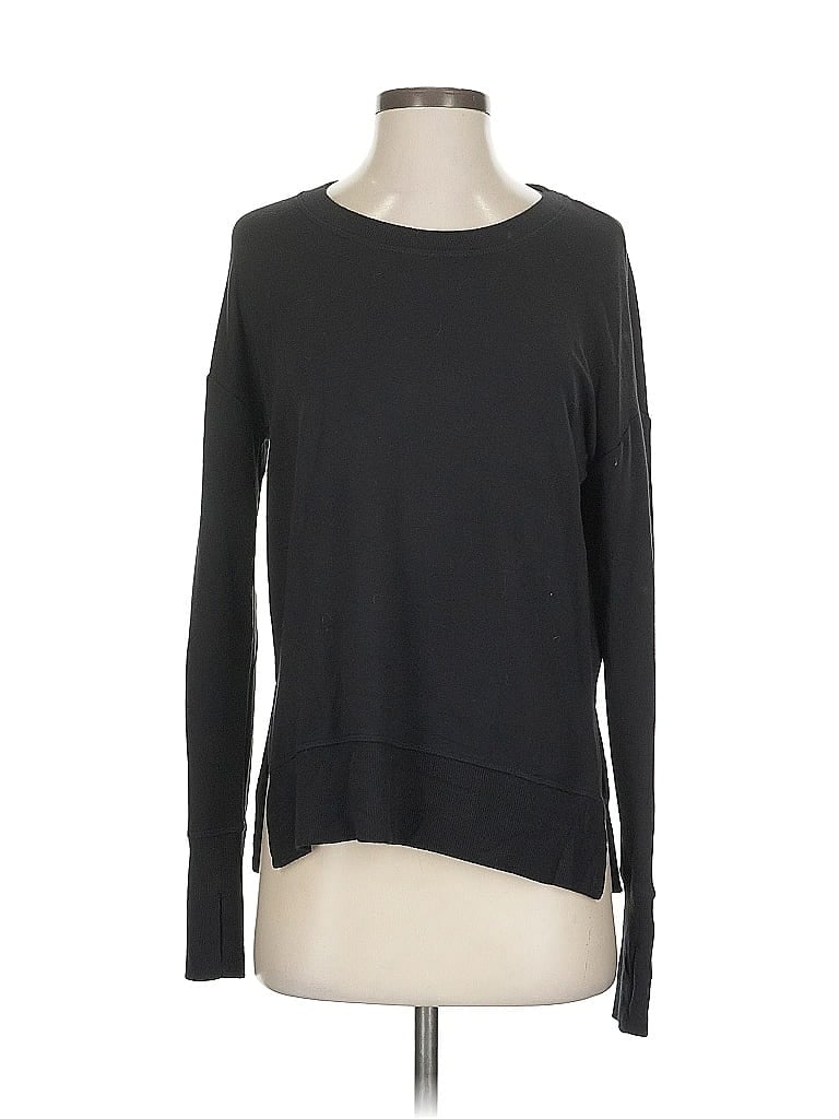 Pre-owned Athleta Long Sleeve T-shirt In Gray