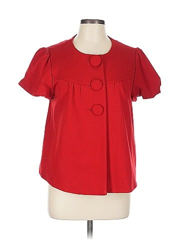 INC International Concepts Short Sleeve Blouse (view 1)