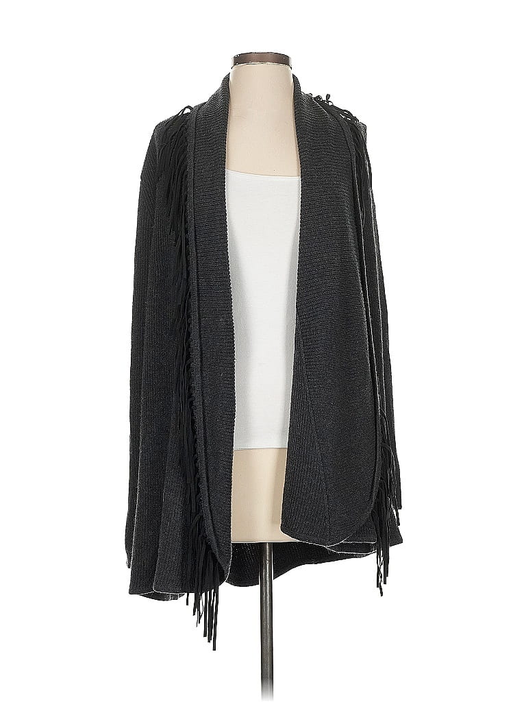 Pre-owned Ella Moss Cardigan Sweater In Black