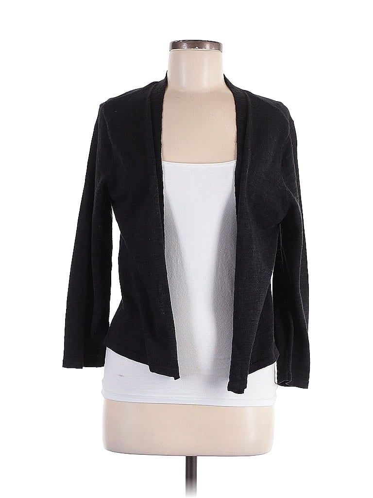 Pre-owned Croft & Barrow Cardigan Sweater In Black