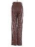 White Fox Brown Faux Leather Pants Size XS - photo 2