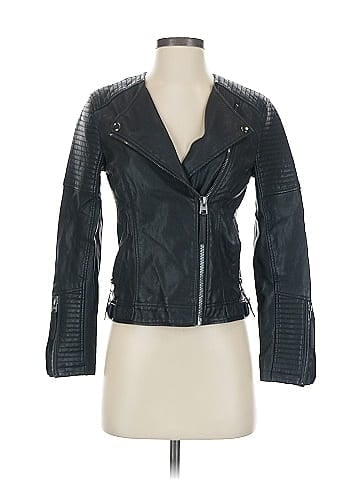 Topshop Faux Leather Jacket (view 1)