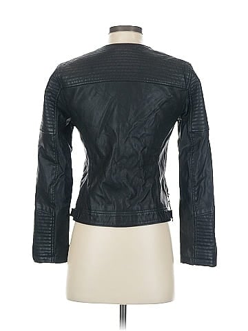 Topshop Faux Leather Jacket (view 2)