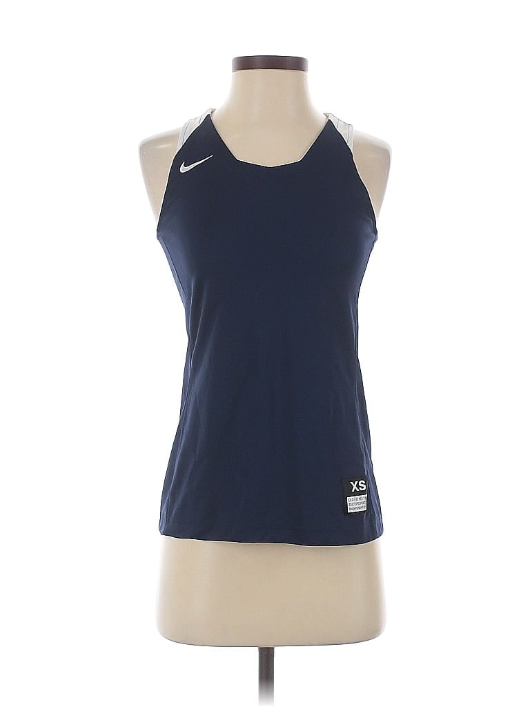 Pre-owned Nike Active Tank Top In Blue