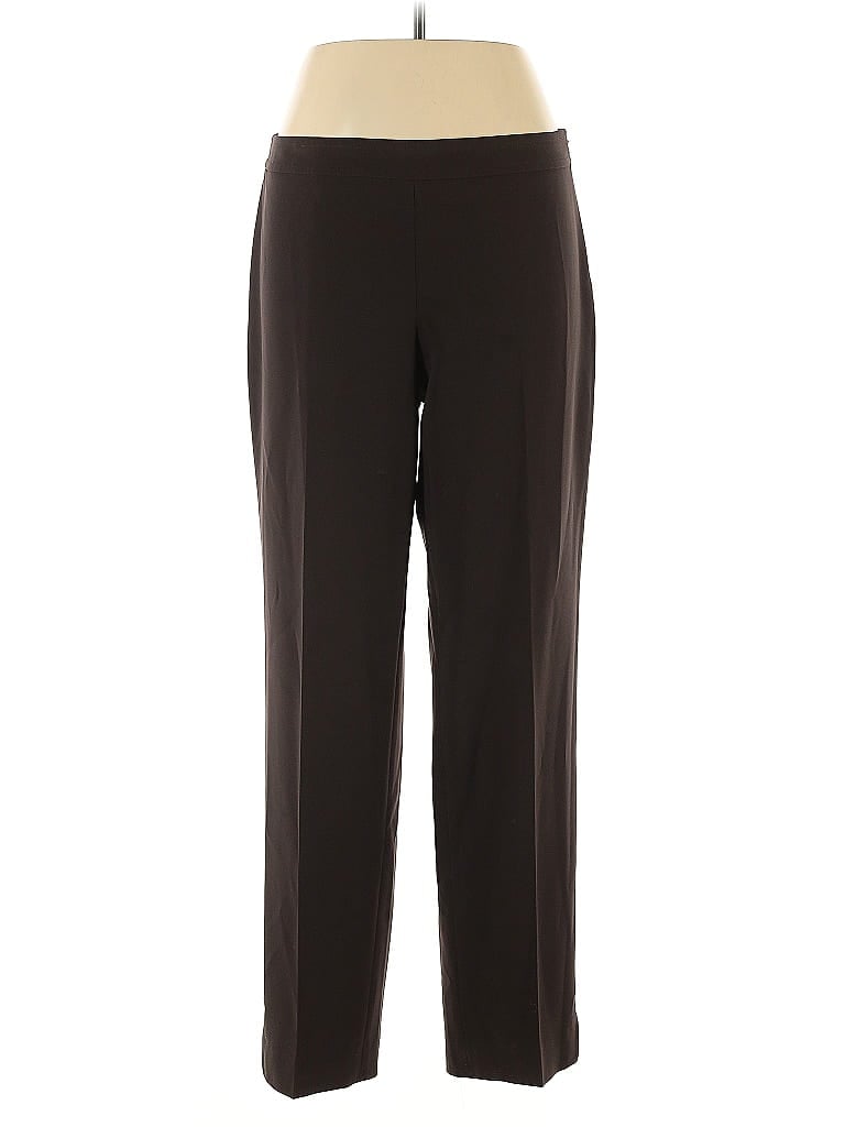 St. John Brown Dress Pants Size 12 - photo 1