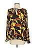 Marc Cain 100% Polyester Yellow Long Sleeve Blouse Size 10 (N3) - photo 1