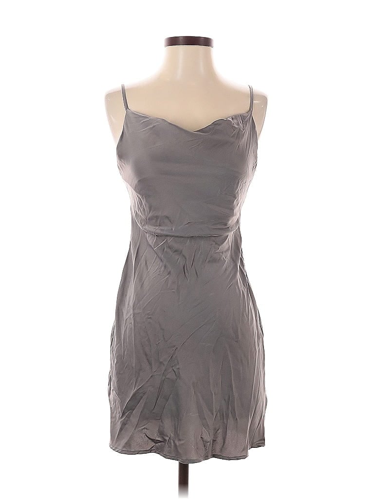 Pre-owned Urban Outfitters Cocktail Dress In Gray
