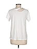 LNA 100% Cotton Solid Ivory White Short Sleeve T-Shirt Size M - photo 2