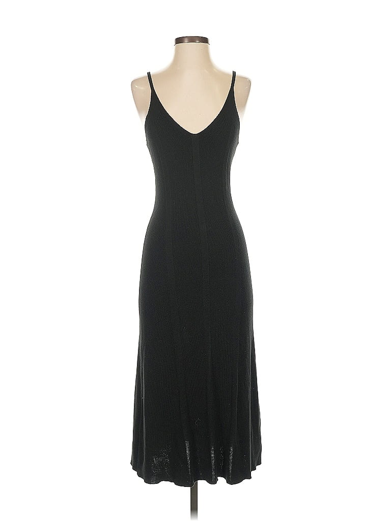 ATM Solid Black Cocktail Dress Size S - photo 1