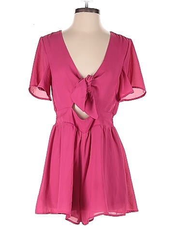 Pink Lily Romper (view 1)