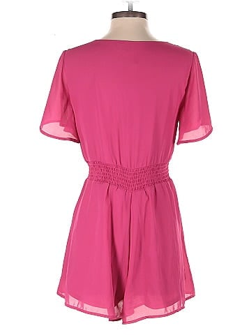 Pink Lily Romper (view 2)