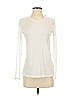 Sundry 100% Pima Cotton Ivory White Long Sleeve T-Shirt Size XS (0) - photo 1